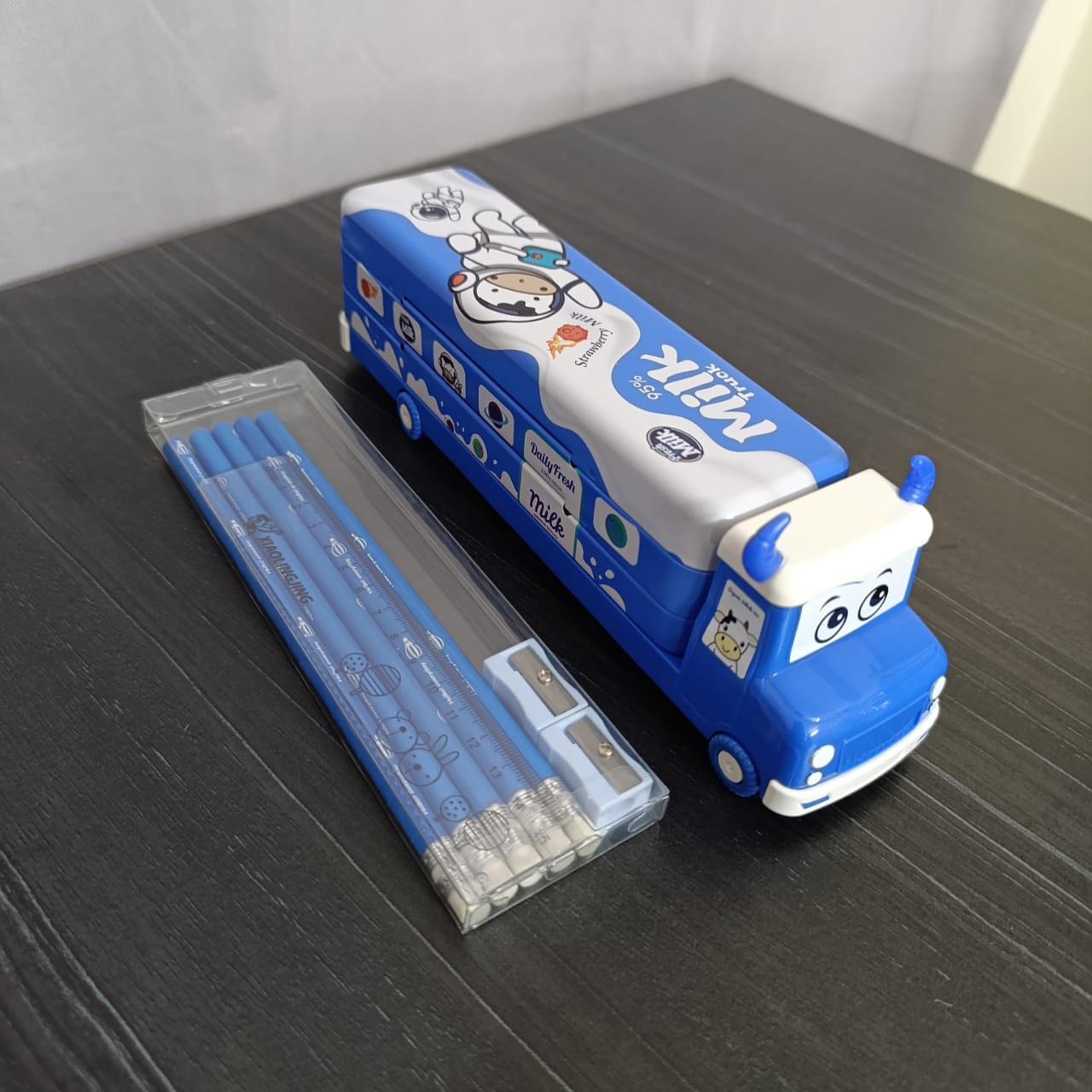 Steel Bus Pencil Box