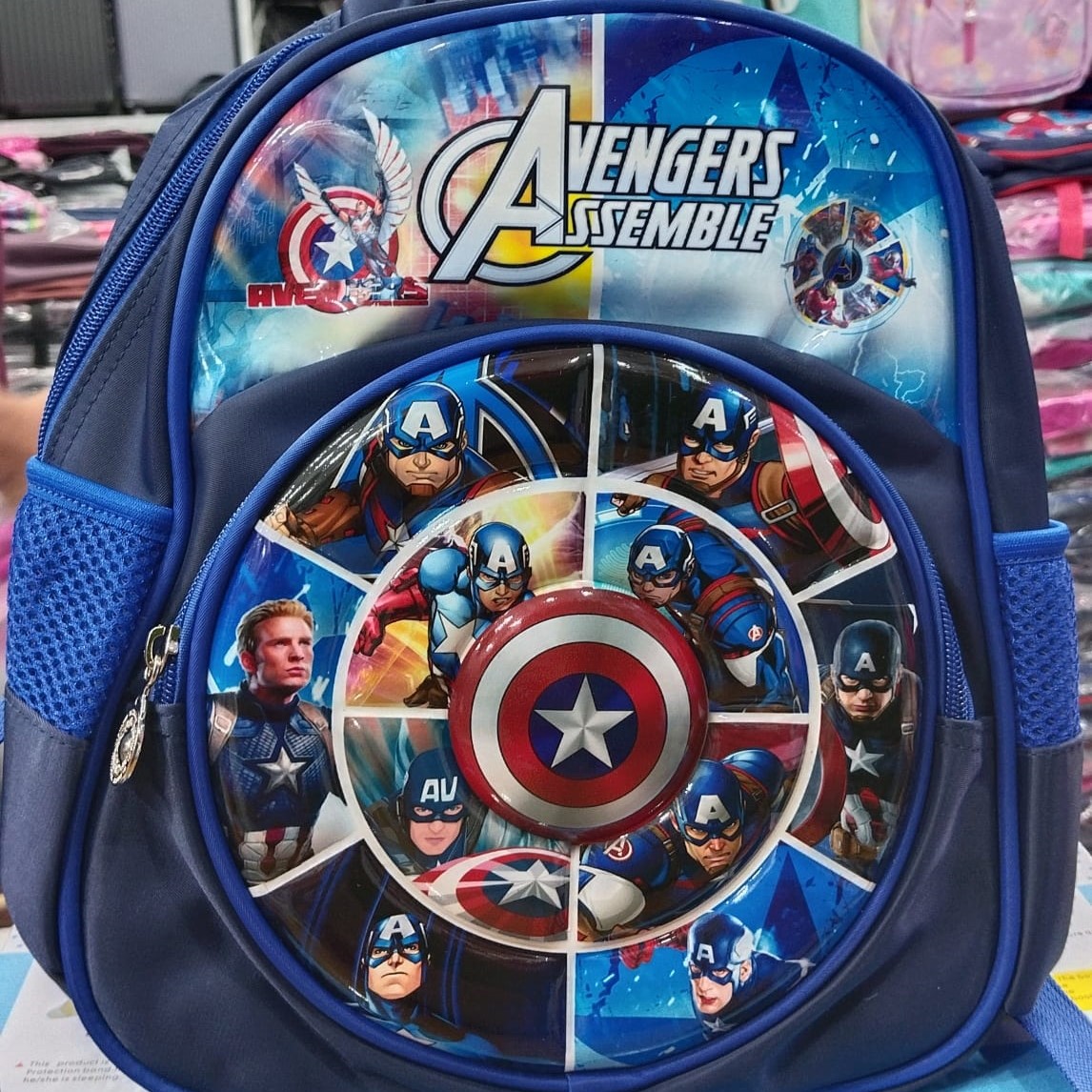 Avengers 3D Play-Nursery School Bag