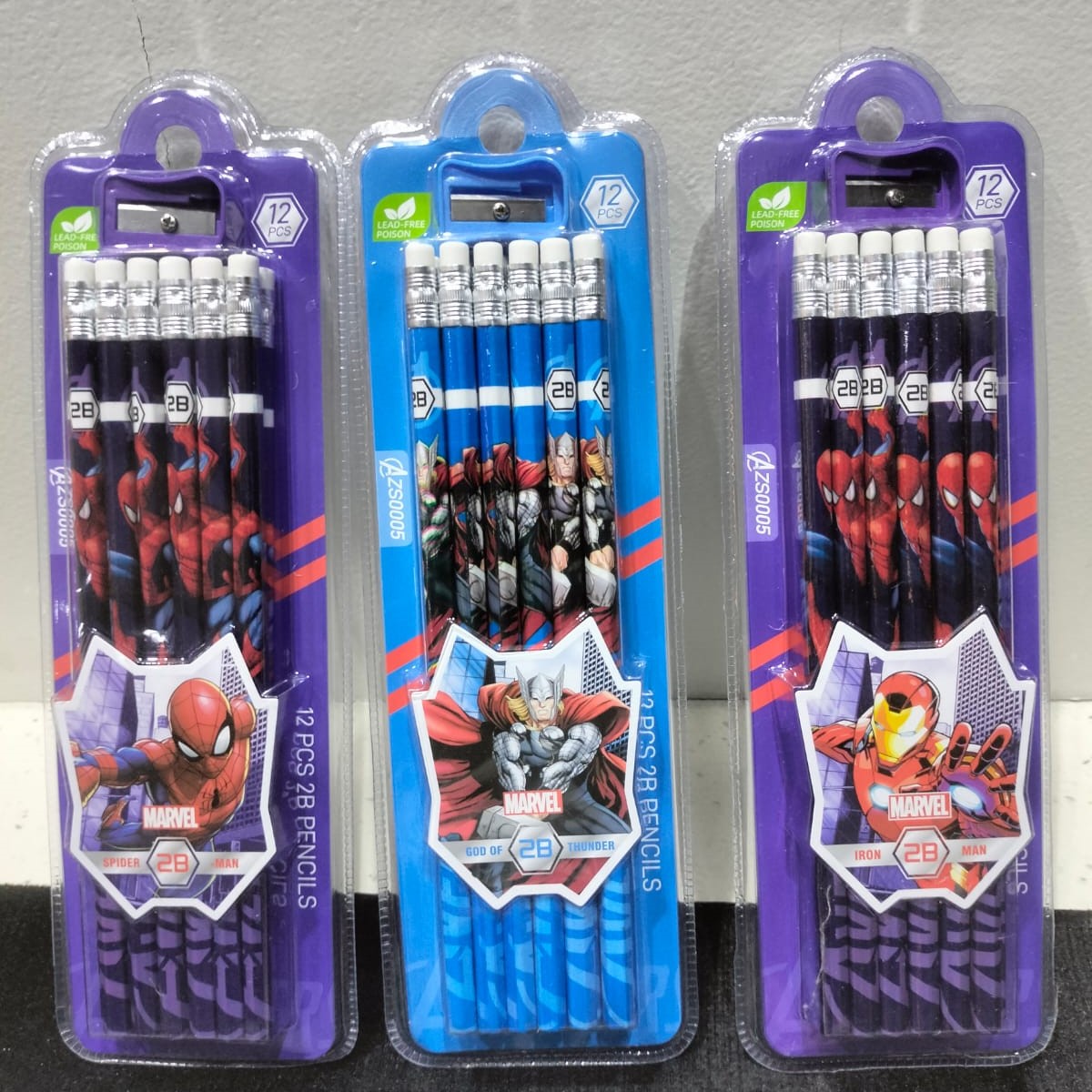 Superhero Pencil Set