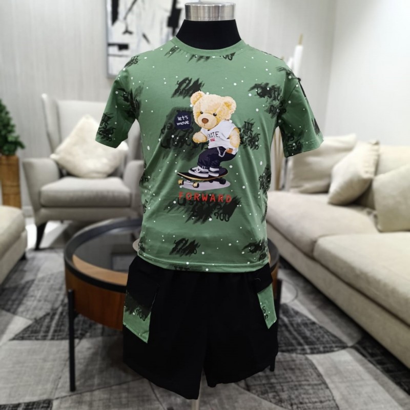 Boys Combo Tee-Shirt and Short Pant