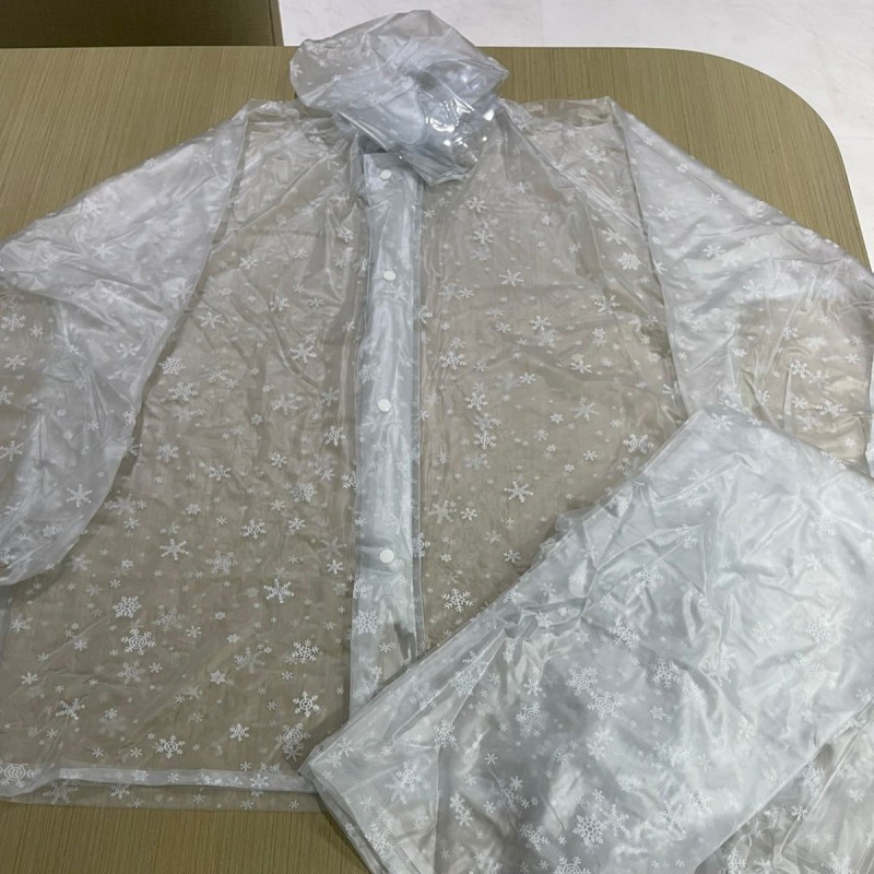 Transparent Raincoat with Pant