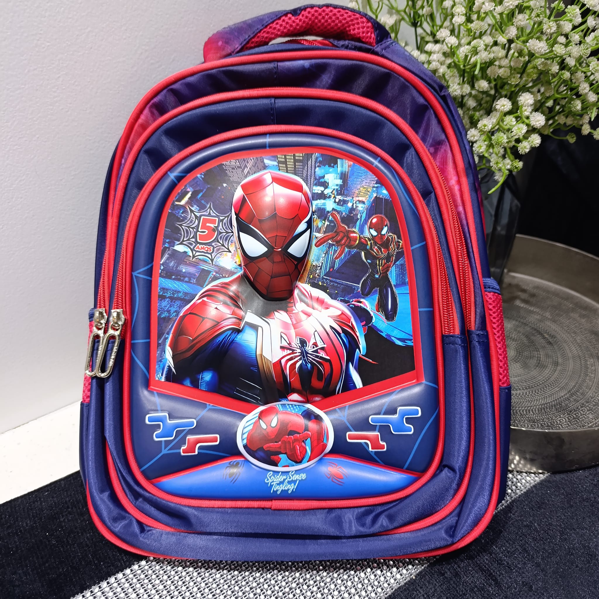 Spiderman 3D Junior School Bag