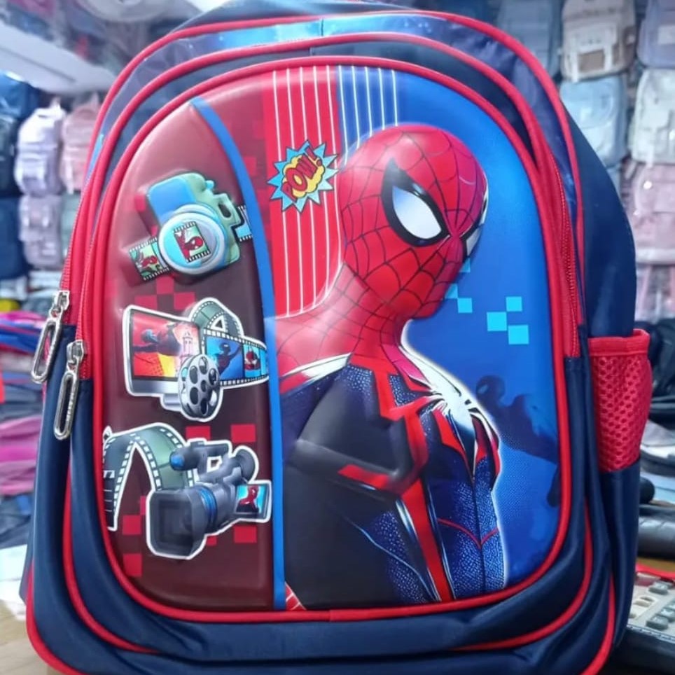 Spiderman 3D Junior School Bag