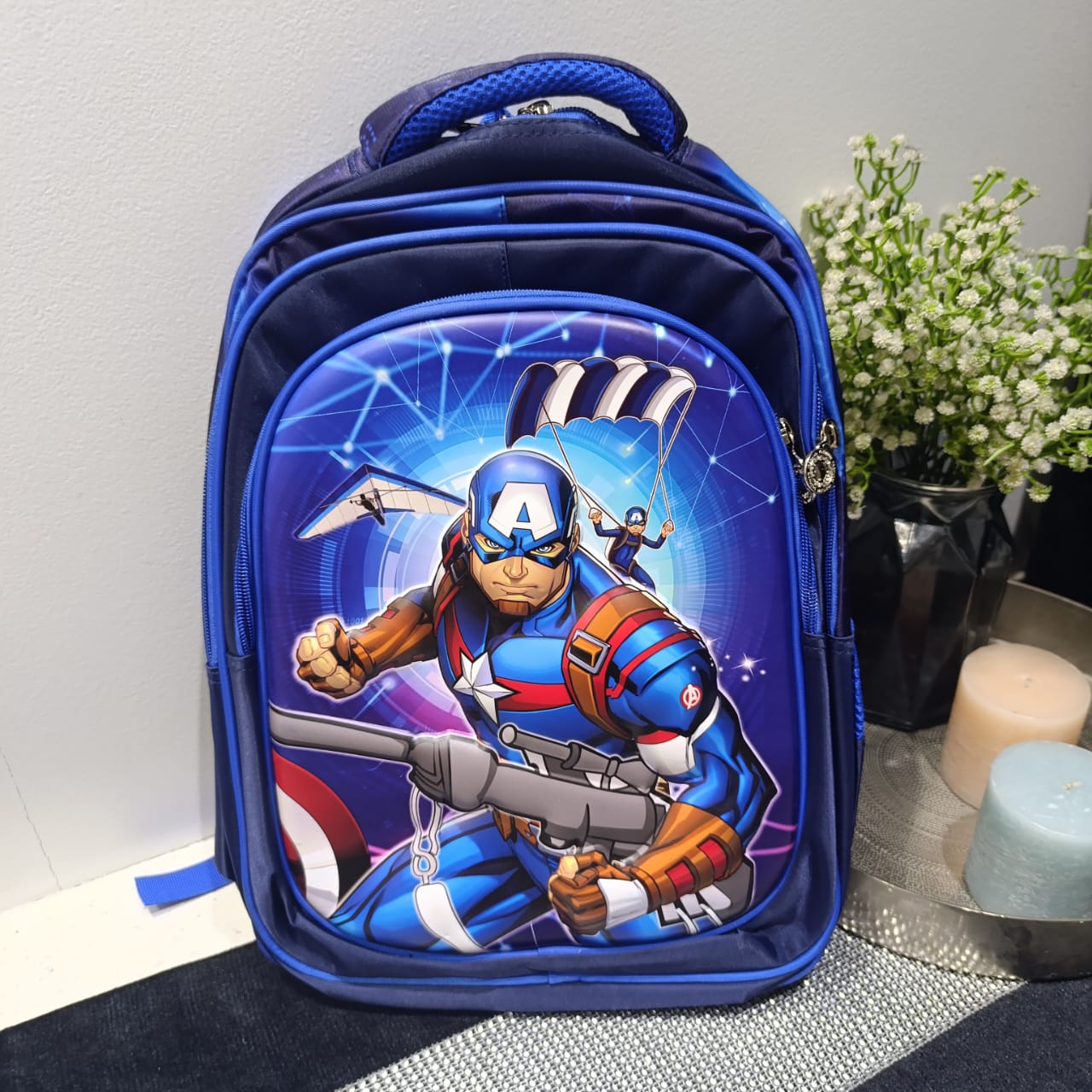 Captain America 3D Junior School Bag - 2590 Taka