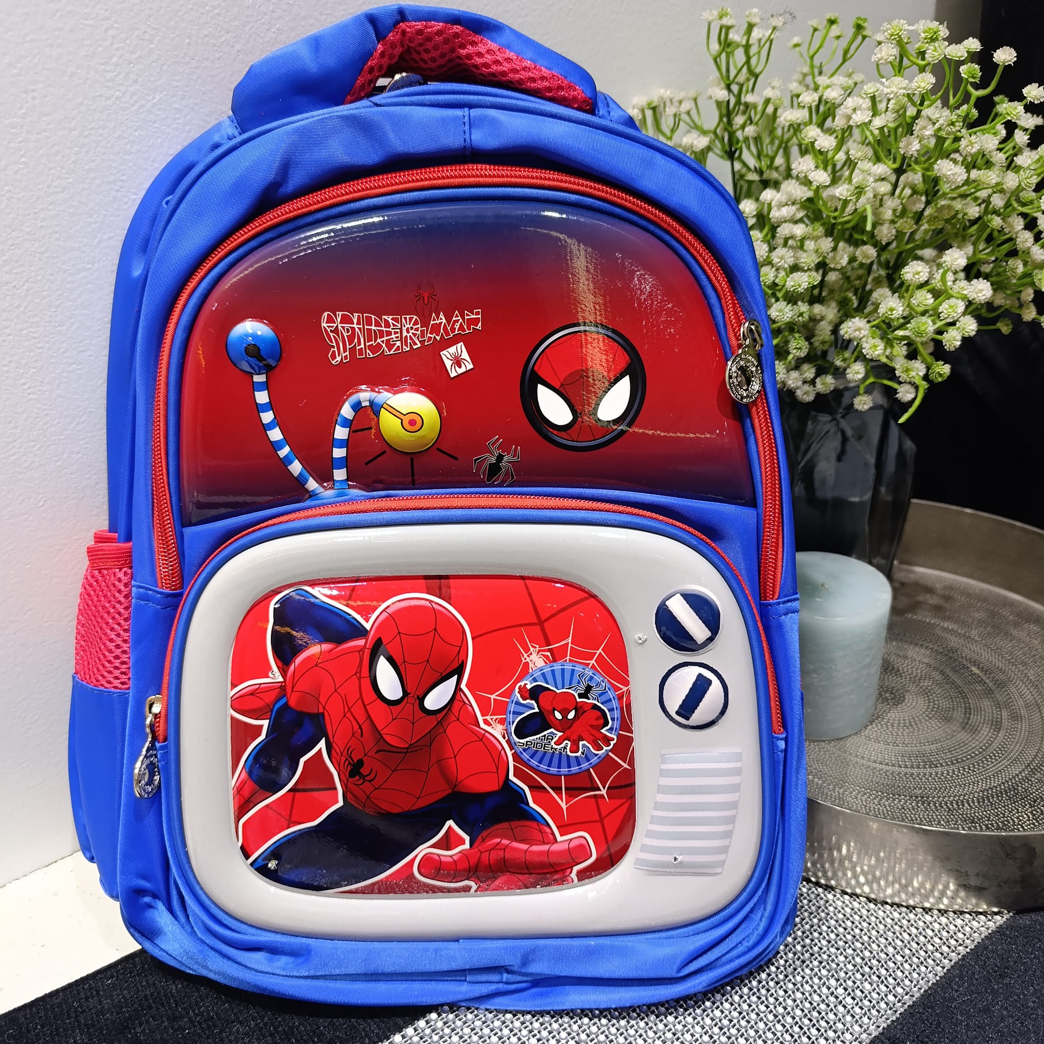 Spiderman 3D Play-Nursery School Bag