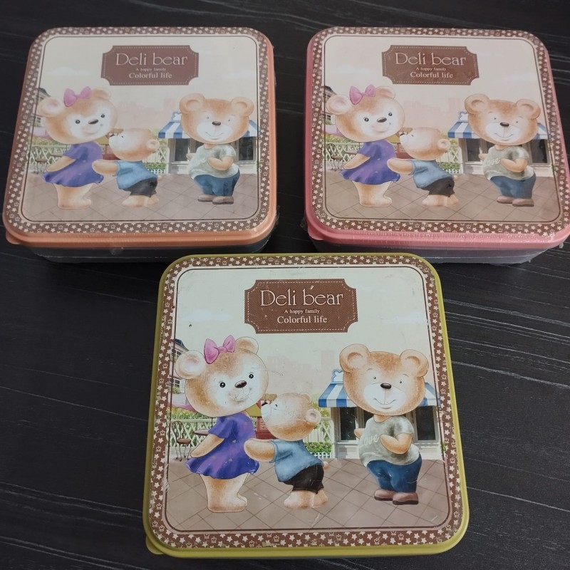 Deli Bear 3 Chamber Tiffin Box