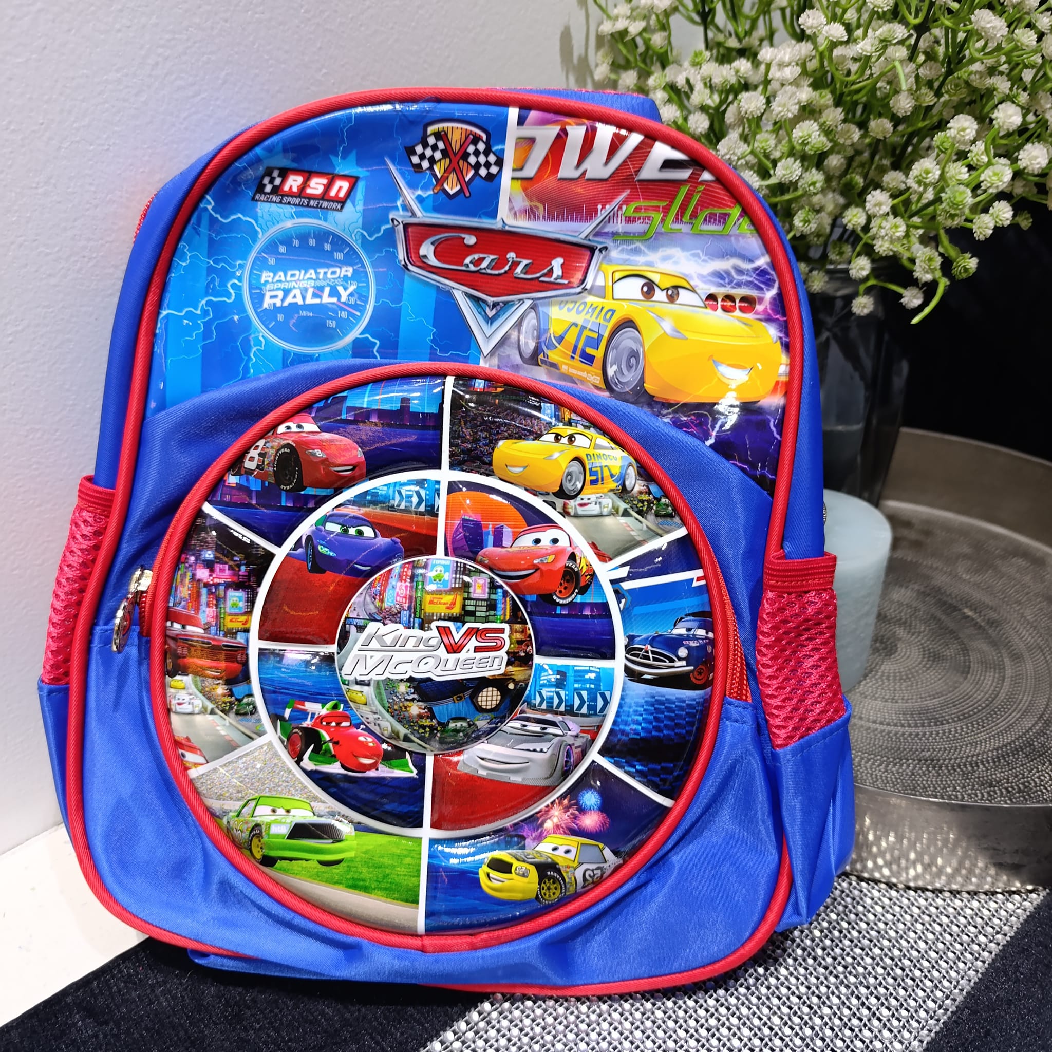 Cars 3D Play-Nursery School Bag