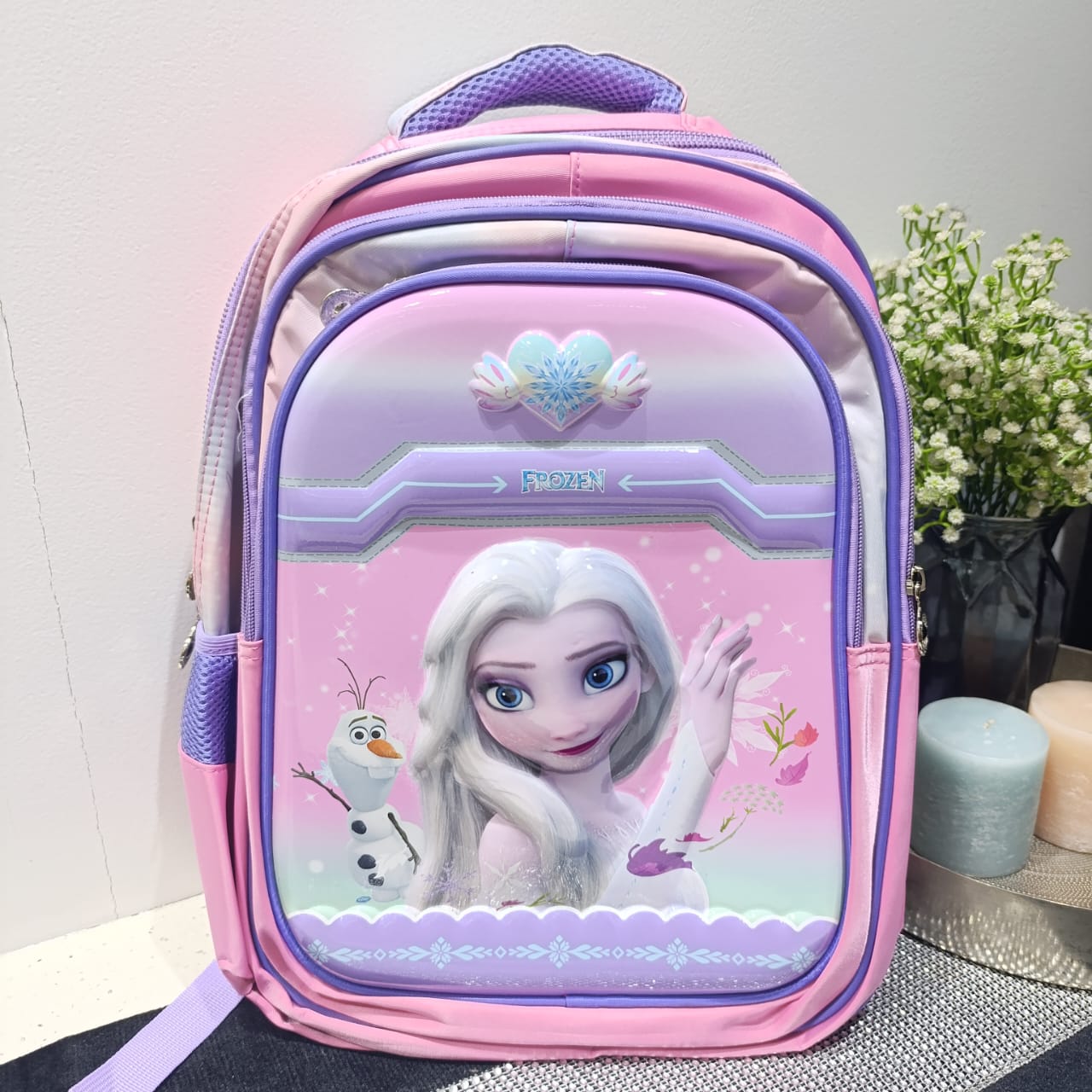 Elsa 3D Junior School Bag - 1990 Taka