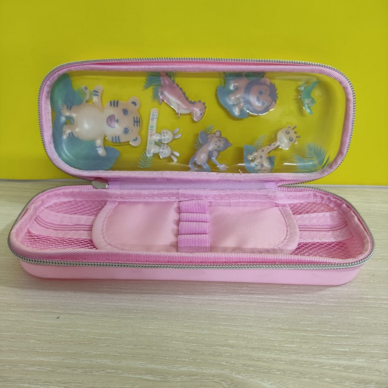 Transparent 3D Pencil Bag