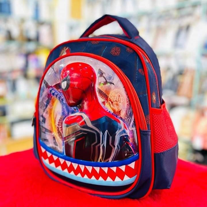 Spiderman 3D Play-Nursery School Bag