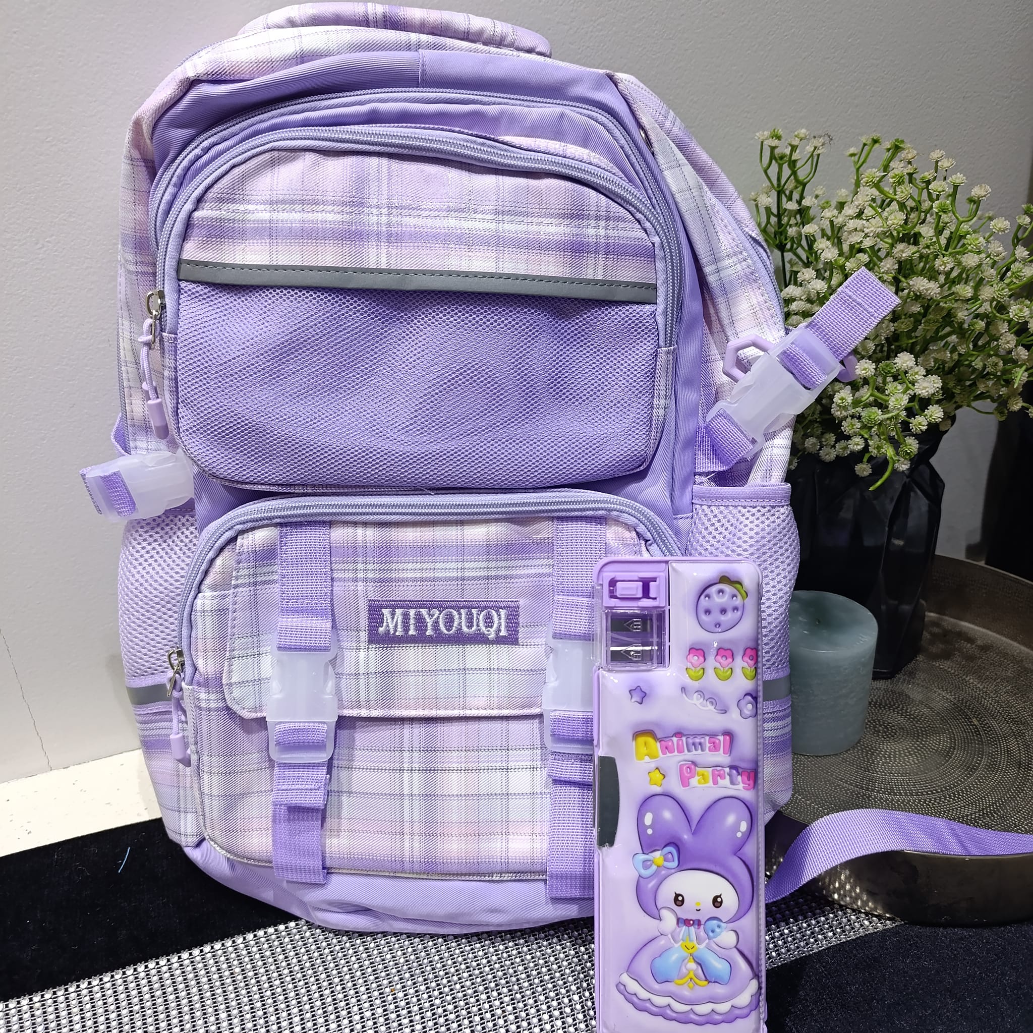 Check Prink School Combo Set for Girls