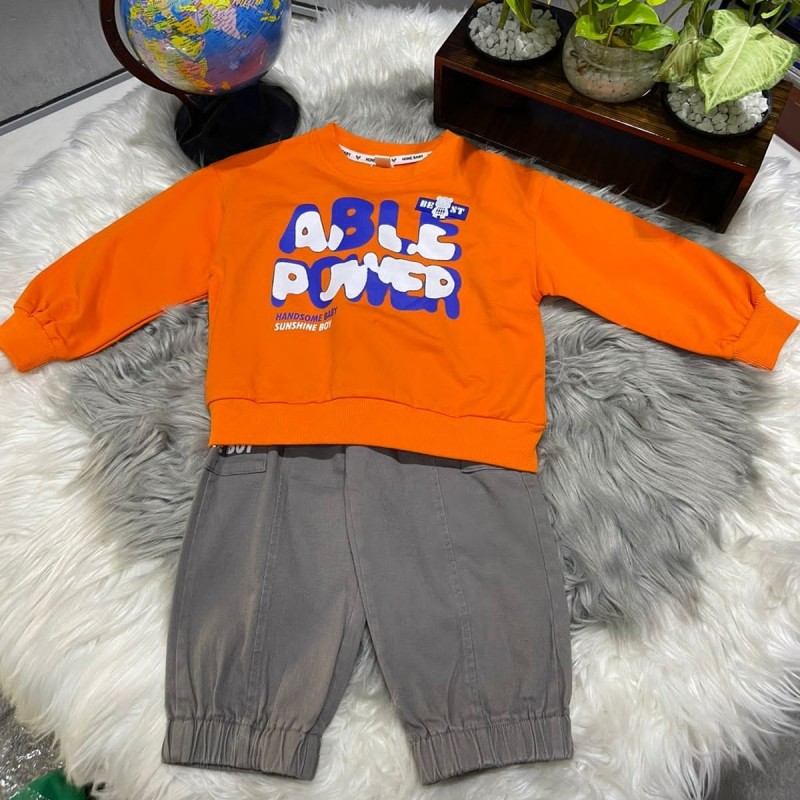 Boys Combo Tee-Shirt and Full Pant