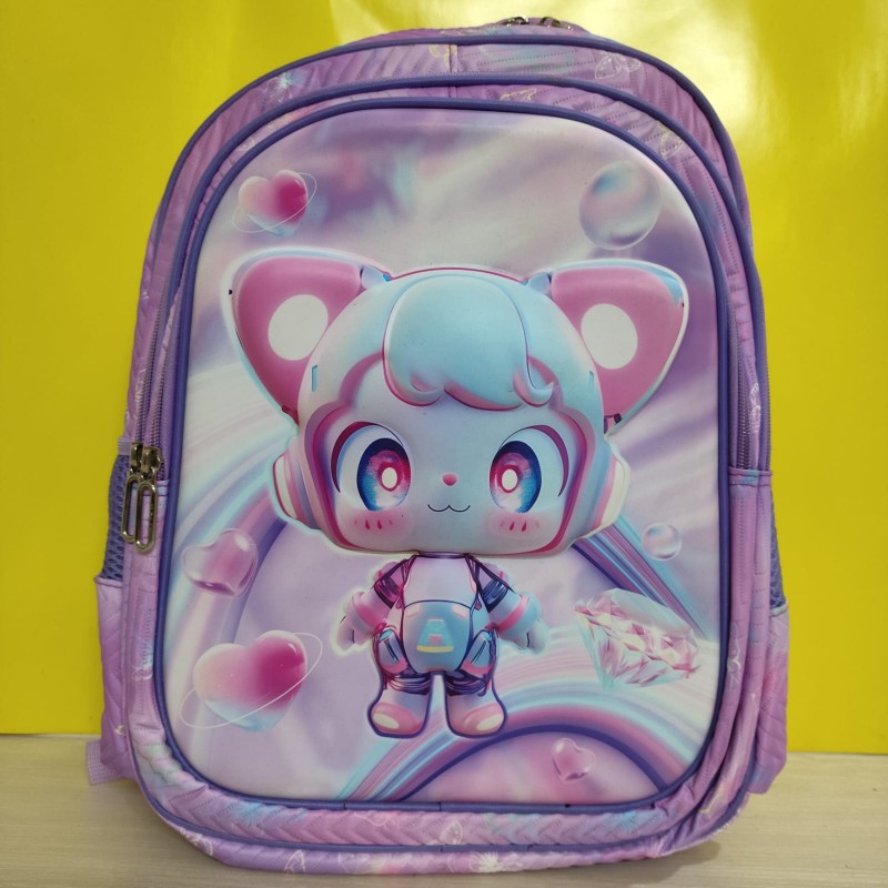 Anime Boy 3D Junior School Bag