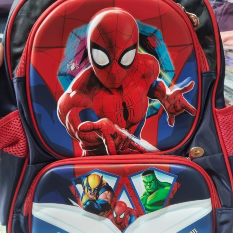 Spiderman 3D Junior School Bag