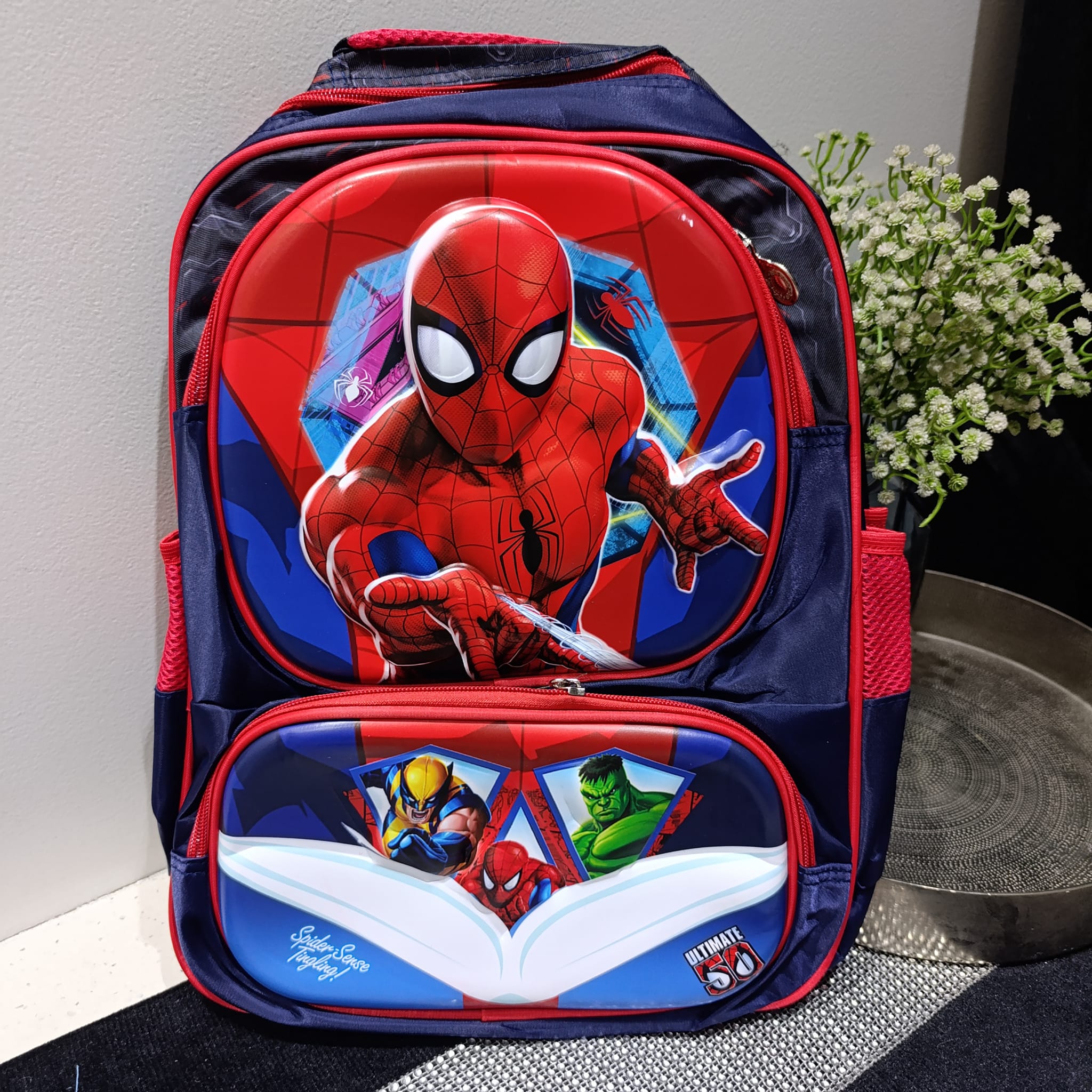 Spiderman 3D Junior School Bag