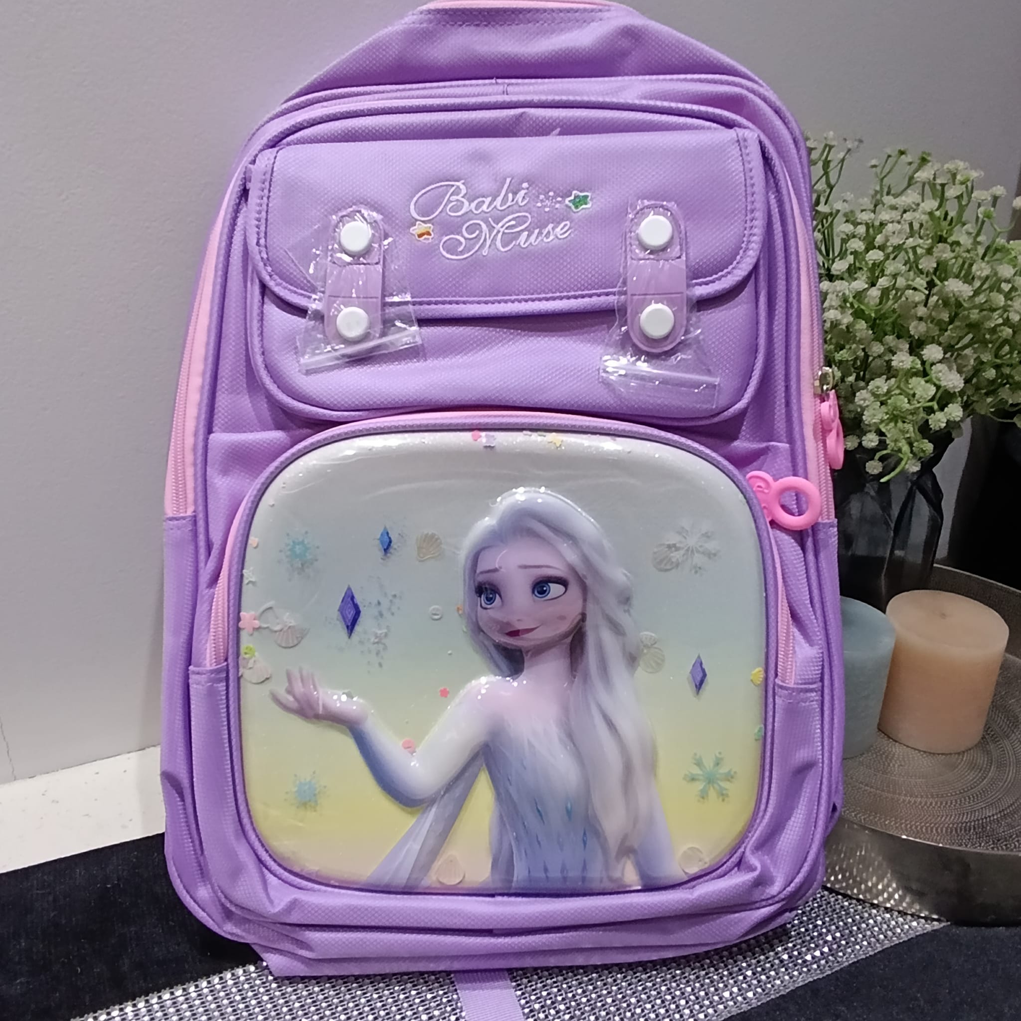 Elsa 3D Junior School Bag