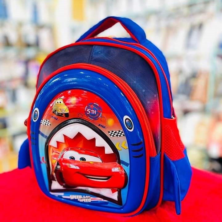 Cars 3D Play-Nursery School Bag