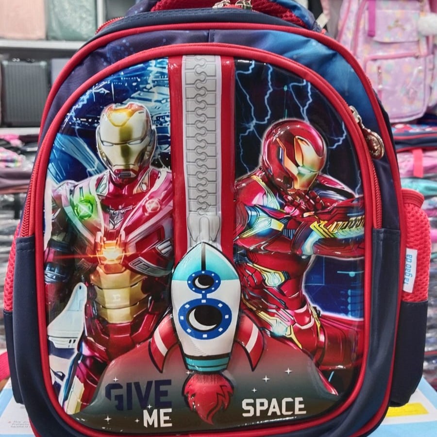 Ironman 3D Play-Nursery School Bag