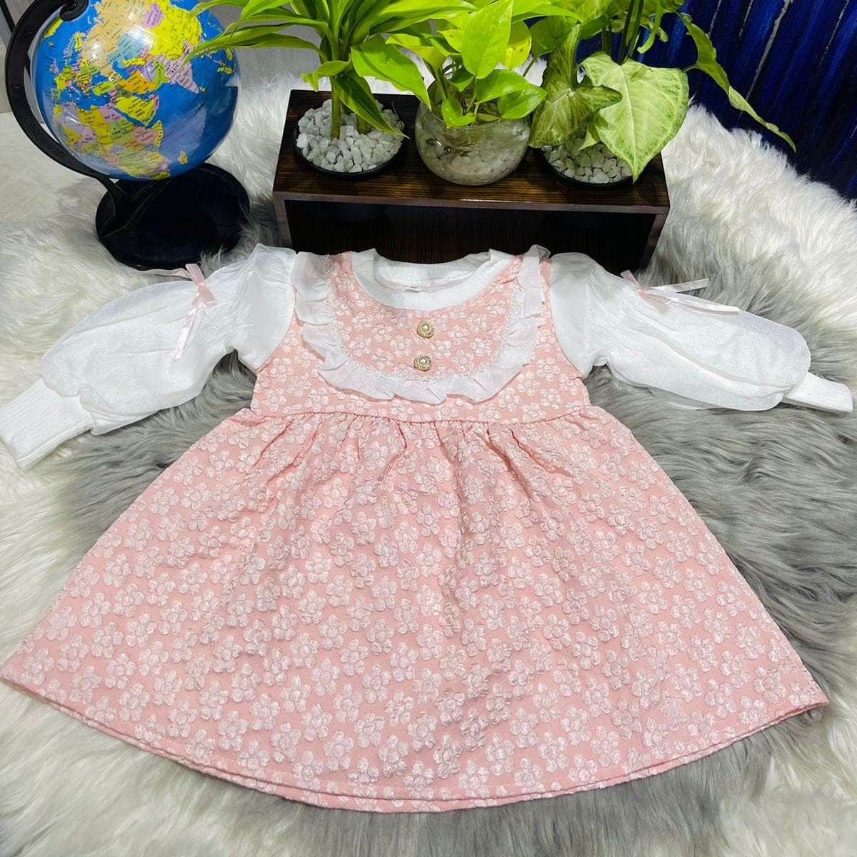 Girls Full Sleeve Frock