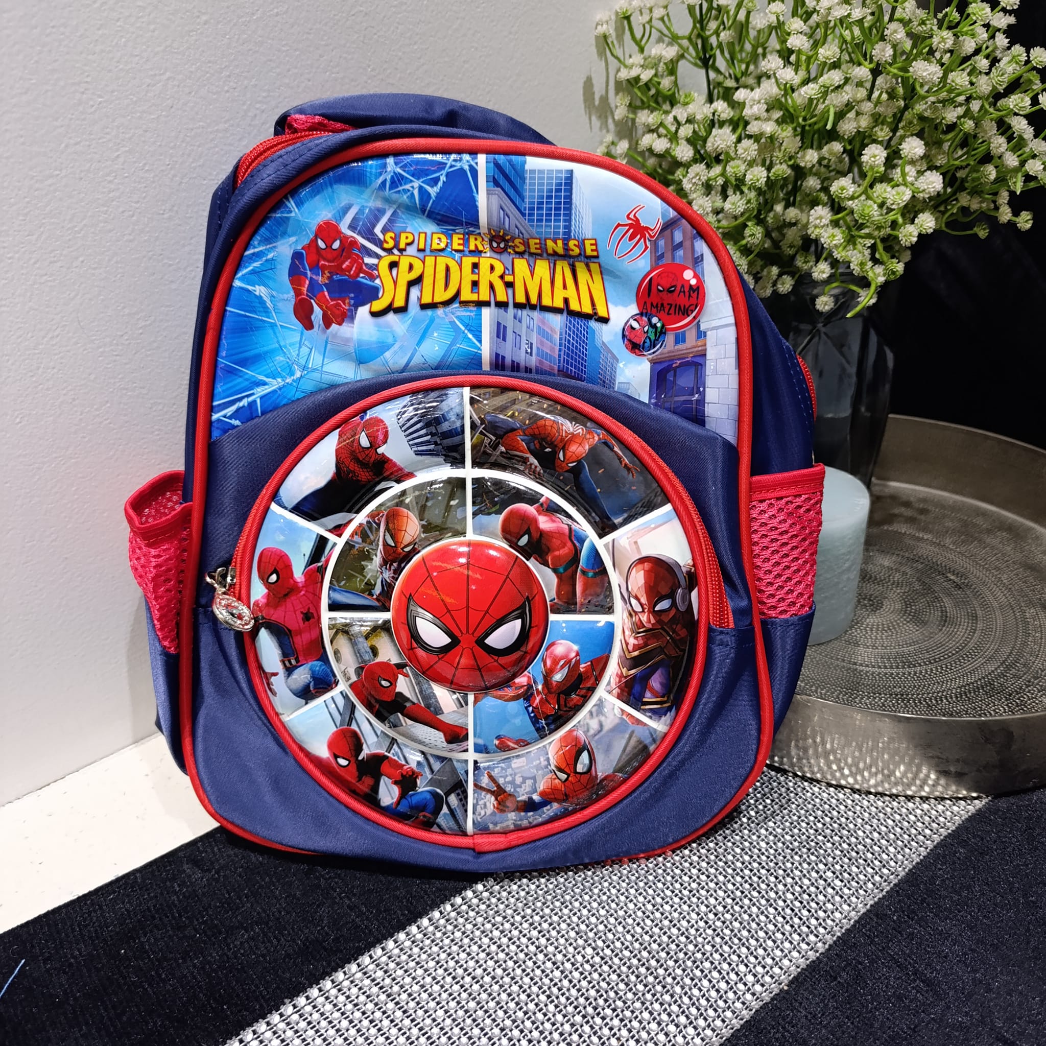 Spiderman 3D Play-Nursery School Bag