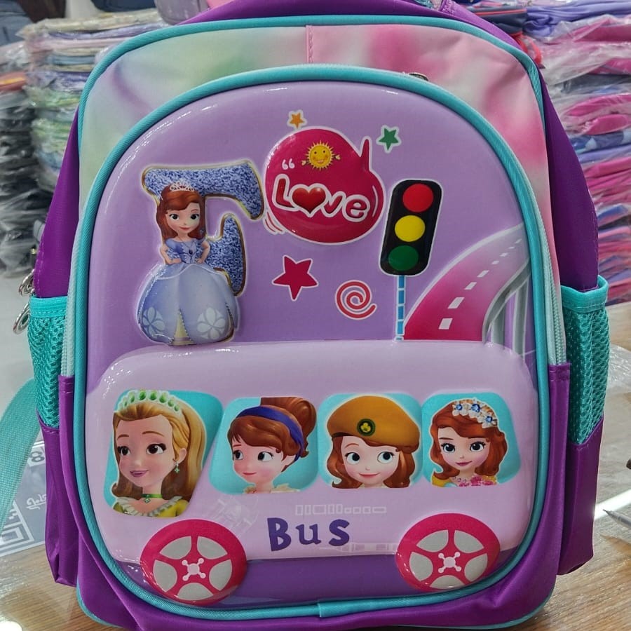 Princess 3D Play-Nursery  School Bag