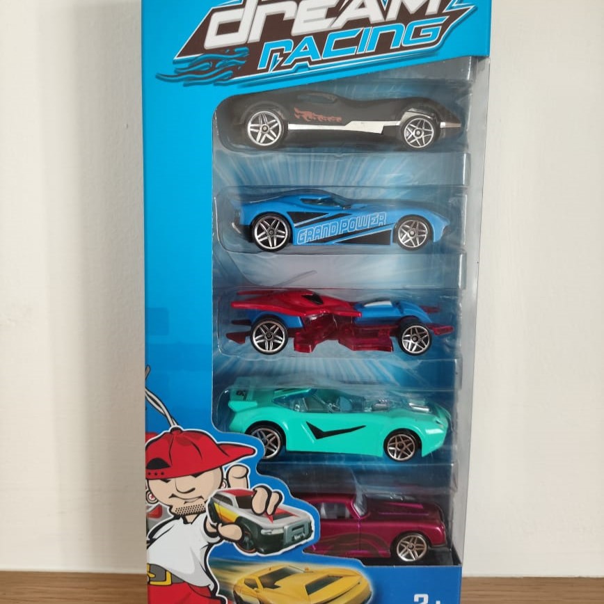 Premium Quality 5 Piece Racing Car Set