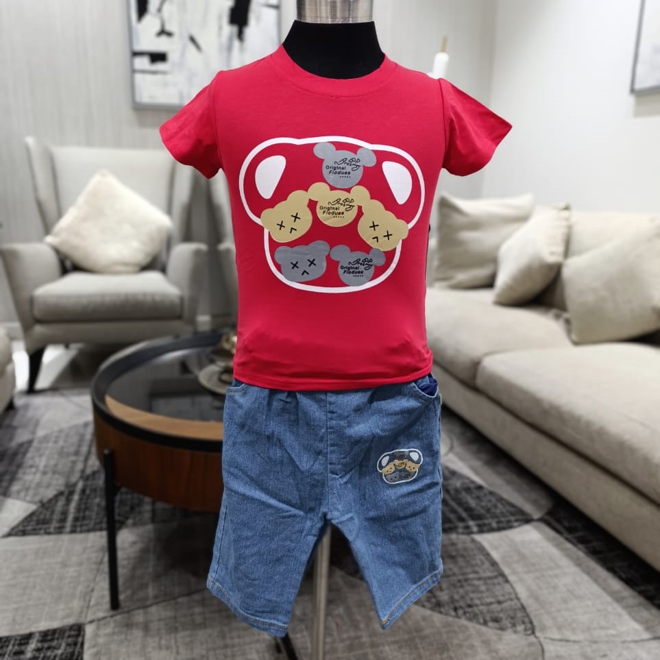 Boys Combo Tee-Shirt and Short Pant